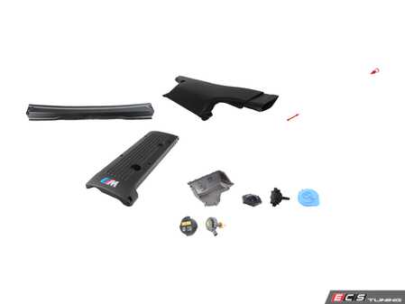 ES#2602602 - 13717830100KT1 - Engine Cover Kit - Keep your engine compartment looking brand new - Genuine BMW - BMW