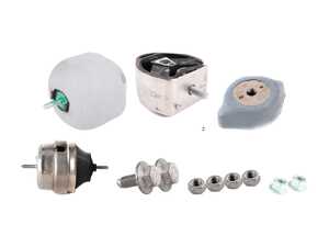 ES#2587208 - 8D0399151JKT - Ultimate Drivetrain Kit - Includes right and left engine and transmission mounts with mounting hardware - Assembled By ECS - Volkswagen