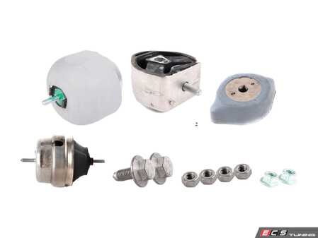 ES#2587208 - 8D0399151JKT - Ultimate Drivetrain Kit - Includes right and left engine and transmission mounts with mounting hardware - Assembled By ECS - Volkswagen