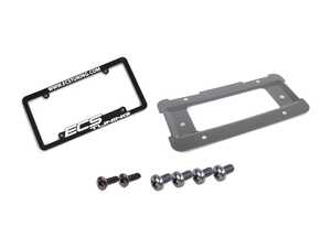 ES#4352297 - 51187160607YKT - Rear License Plate Holder Kit - Assembled By ECS - BMW MINI