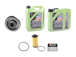ES#4643121 - 9A210722500KT7 - Liqui Moly Molygen Oil Service Kit (5w-40) - With ECS Magnetic Drain Plug - Includes Hengst filter and Liqui Moly Molygen New Generation A40 Spec oil - Assembled By ECS - Porsche