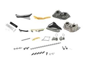 ES#4819118 - 06M109229AAKT1 - Ultimate Timing Chain Kit  - New rails, chains, tensioners, covers, and hardware to keep your engine running strong - Genuine Volkswagen Audi - Audi