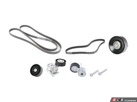 ES#4821047 - 06E903133AEKTKT2 - Accessory Belt Kit - Keep your car from breaking down by replacing your cracked drive belt - Assembled By ECS - Audi