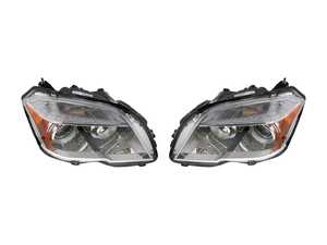 ES#4733643 - 2048207259KT - GLK Class 2010-2015 Headlamp Assembly - Halogen Set  - US Spec Set - Left & Right Side Headlamps fully assembled with bulbs. Ready to install. - Genuine Mercedes Benz - Mercedes Benz