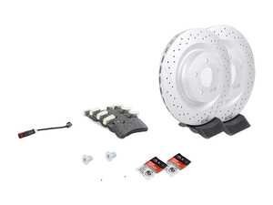 ES#2762472 - 2044230412KT1 - Rear Brake Service Kit  - Featuring Genuine Mercedes-Benz Rotors And Pads - Genuine Mercedes Benz - Mercedes Benz