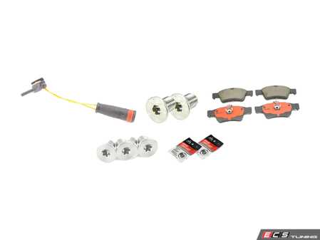 ES#4643548 - 2304230712KT5 - Rear Brake Service Kit - Featuring Brembo rotors, and Brembo Ceramic pads - Assembled By ECS - Mercedes Benz