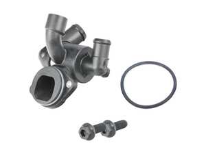 ES#2763226 - 03G121113KT2 - Thermostat Replacement Kit - Includes thermostat, housing, seal ring and bolts - Genuine Volkswagen Audi - Volkswagen
