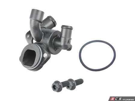 ES#2763226 - 03G121113KT2 - Thermostat Replacement Kit - Includes thermostat, housing, seal ring and bolts - Genuine Volkswagen Audi - Volkswagen