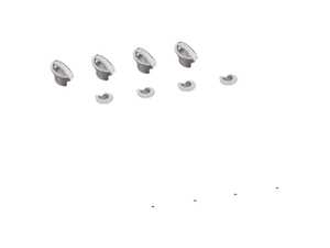 ES#4068863 - 13537573801KT1 - Fuel Injector Sealing Set - Set Of Four - Seals and clip for the injector for a complete repair for four injectors without bolt - Genuine MINI - MINI
