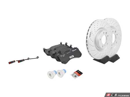 ES#4699118 - 4634210712KT3 - Front Brake Service Kit - Featuring Genuine Mercedes-Benz Rotors, and Pads - Genuine Mercedes Benz - Mercedes Benz