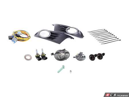 ES#4464786 - 5K0853666KT - Fog Light Conversion Kit - Assembled By ECS - Volkswagen