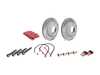ES#2598620 - 99635240502RPKT2 - Performance Rear Brake Service Kit - Featuring Sebro slotted rotors and EBC RedStuff brake pads - Assembled By ECS - Porsche