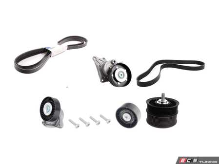 ES#2792681 - 1139970292KT1 - Accessory Belt Kit - Includes accessory belt, supercharger belt, belt tensioner assemblies and idler pulleys - Genuine Mercedes Benz - Mercedes Benz