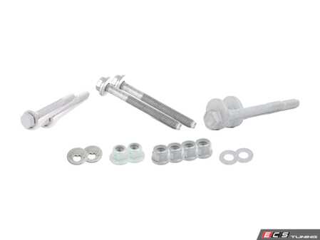 ES#2712721 - WHT001679KT1 - Rear Lower Control Arm Hardware Kit - Includes all of the lower control arm securing hardware - Genuine Volkswagen Audi - Audi