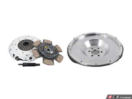 ES#3102579 - 17820HD05KT1 - Stage 4 Clutch Kit - With Lightweight Flywheel - Ultimate track clutch, 6-puck disc holds up to 500 FT LBS TQ - Clutch Masters - Volkswagen