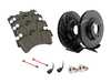 ES#2986580 - 7L6698302KKT8 - Performance Front Brake Service Kit - Featuring EBC GD Series Dimpled & Slotted rotors and ECS EP24 "Enthusiast Performance" pads. - Assembled By ECS - Audi