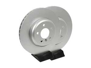 ES#4669083 - 34206894381-P - Rear V5 Plain Brake Rotors - Set (345x24) - Precision manufactured and featuring a GeoSpec corrosion-resistant coating - ECS - BMW