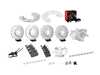 ES#4829995 - E9XM3F8XBBKBKT2 - F8X Front & Rear Big Brake Conversion Kit - ECS V5 Drilled Rotors - Retrofit your E9X M3 brakes with the F80 brakes for increased stopping power and performance - this kit features Brembo X-Style calipers, ECS V5 Drilled Rotors, EP24 Enthusiast Performance Pads, and all the items needed to complete the brake retrofit - Assembled By ECS - BMW