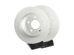 ES#4668966 - 34216859678-P - Rear V5 Plain Brake Rotors - Set (324x12) - Precision manufactured and featuring a GeoSpec corrosion-resistant coating - ECS - BMW
