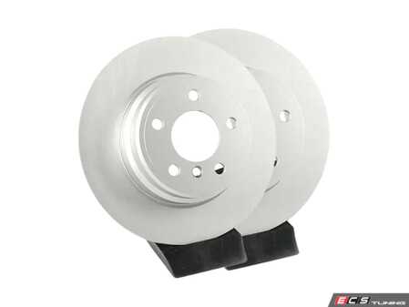 ES#4668966 - 34216859678-P - Rear V5 Plain Brake Rotors - Set (324x12) - Precision manufactured and featuring a GeoSpec corrosion-resistant coating - ECS - BMW