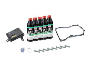 ES#4620179 - 09G325429DKT3 -  6 - Speed automatic transmission service kit - without Service Tool - Includes Liqui-moly fluid and Genuine VW filter and Elring pan gasket for a complete service. - Assembled By ECS - Volkswagen