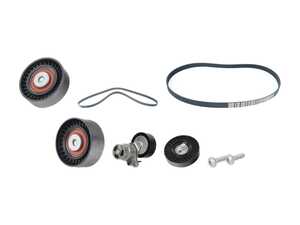 ES#4821023 - 06m260849lKT1 - Accessory Belt Kit - Keep your car from breaking down by replacing your cracked drive belt - Genuine Volkswagen Audi - Audi