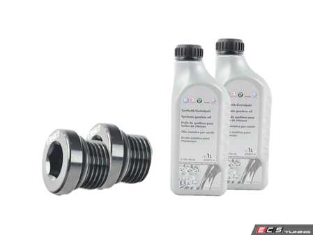 ES#4608795 - 0AA409057CKT - Rear Differential Service Kit - Fluid and magnetic drain plugs to service your rear differential - Assembled By ECS - Volkswagen