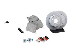 ES#2770026 - 210423101264KT4 - Rear Brake Service Kit - Featuring Genuine Mercedes-Benz Rotors And Pads - Genuine Mercedes Benz - Mercedes Benz