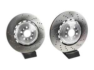 ES#4815414 - 34207889664KT - Rear Disc Brake Rotor - Pair (370x24mm) - Genuine BMW 370mm replacement OE rear rotors - Genuine BMW - BMW