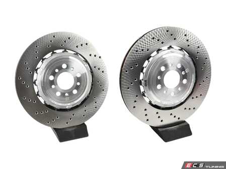 ES#4815414 - 34207889664KT - Rear Disc Brake Rotor - Pair (370x24mm) - Genuine BMW 370mm replacement OE rear rotors - Genuine BMW - BMW