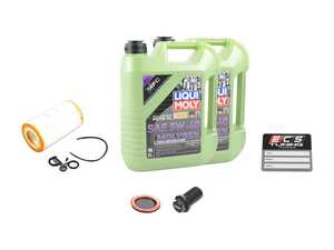 ES#4716115 - m273oilchangeKT - M273 Liqui Moly Molygen Oil Service Kit (5w-40) - With ECS Magnetic Drain Plug - Includes Mann filter and Liqui Moly Molygen New Generation 229.5 Spec oil - Assembled By ECS - Mercedes Benz