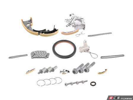 ES#3220669 - 06E109217HKT2 - Ultimate Timing Chain Kit - Includes new hardware/gaskets, tensioners, guide rails, & chains to service your timing chain - Assembled By ECS - Audi