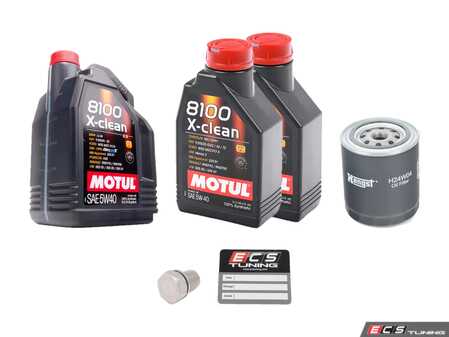 ES#2817552 - 078115561JKT7 - Premium Oil Service Kit - Includes Mann oil filter and Motul 5w-40 oil - Assembled By ECS - Audi