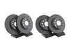 ES#3698639 - htc4538KT - Talon Front & Rear Cross Drilled & Slotted Brake Rotor Kit  - An all new cross drilled and slotted upgrade for your vehicle - Offering performance, durability, and quality in one package! - Hawk - Volkswagen