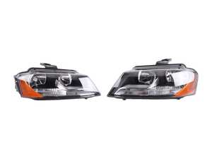 ES#2713244 - 8P0941003BDKT - Halogen Headlight Set - Includes both headlight assemblies without bulbs - Genuine Volkswagen Audi - Audi