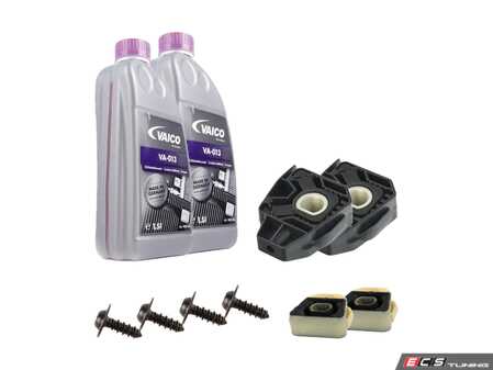 ES#2954028 - 1C0122101ASKKT2 - ECS Radiator Installation Kit - Includes coolant, radiator mounts, and hardware for a simple installation - Assembled By ECS - Volkswagen