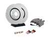 ES#2836924 - 8J0615301GKT1 - Front Brake Service Kit - Featuring Meyle rotors and Textar composite pads - Assembled By ECS - Audi