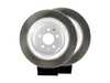 ES#4674622 - 95B615601DKT - Rear Brake Rotors - Pair (356x28) - Restore the stopping power in your vehicle. - Genuine Porsche - Porsche