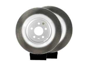 ES#4674622 - 95B615601DKT - Rear Brake Rotors - Pair (356x28) - Restore the stopping power in your vehicle. - Genuine Porsche - Porsche