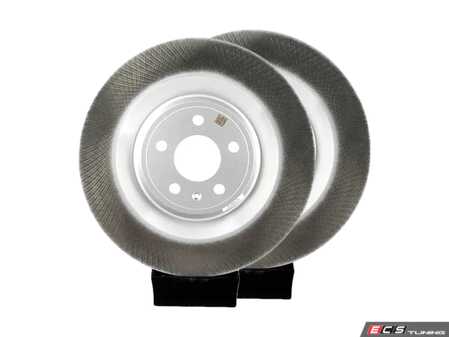 ES#4674622 - 95B615601DKT - Rear Brake Rotors - Pair (356x28) - Restore the stopping power in your vehicle. - Genuine Porsche - Porsche