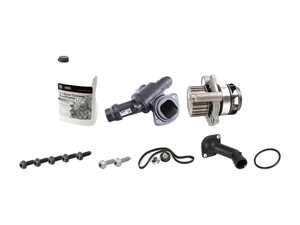 ES#5388397 - 050121113CWTKT2 - Water Pump / Thermostat Kit - Includes everything you need to replace your water pump and thermostat. - Assembled By ECS - Volkswagen