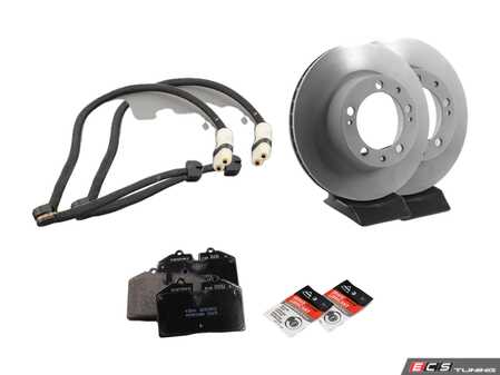 ES#2618898 - 95135104102FOKT - Front Brake Service Kit - Featuring Sebro rotors and Mintex brake pads - Assembled By ECS - Porsche