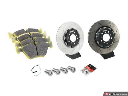 ES#4213335 - 024120TMSBK2KT - TrackSport Pad and Rotor Kit - Front - Includes Pagid RSL29s and Turner Track Sport Rotors! - Assembled By ECS - BMW