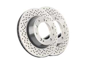 ES#3970986 - 99335204102K - Rear Brake Rotors - Pair 11.77" (299mm) - Rear axle fitment - Both left and right - Brembo - Porsche
