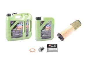 ES#4766365 - 1201800009KT2 - M120 V12 Liqui Moly Molygen Oil Service Kit (5w-40) - Includes MANN filter and Liqui Moly Molygen New Generation MB 229.5 Spec oil - Assembled By ECS - Mercedes Benz