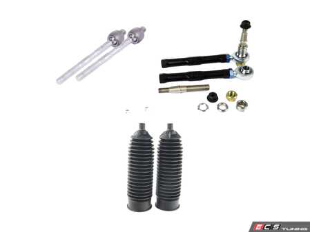 ES#3677335 - 99634713104KT3 - Upgrade Tie Rod Service Kit - Featuring SPL Performance Tie Rod Ends and TRW Inner OE Replacements - Assembled By ECS - Porsche