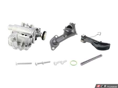 ES#4758738 - 06H115105GDKT3 - Engine Oil Pump With Installation Kit  - Prevent severe engine damage with a new oil pump and all of the installation components! - Assembled By ECS - Audi Volkswagen