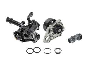 ES#4810742 - 11518482251KT - Water Pump & Thermostat Kit - Includes a new water pump, heat management module, coolant outlet pipe, and all new o-ring seals - Genuine BMW - BMW