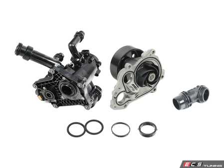 ES#4810742 - 11518482251KT - Water Pump & Thermostat Kit - Includes a new water pump, heat management module, coolant outlet pipe, and all new o-ring seals - Genuine BMW - BMW