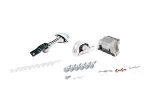 ES#2765579 - 1J0199555CFKT - OE Drivetrain Mount Kit - Includes engine mount, transmission mount, dogbone mount and all hardware - Assembled By ECS - Volkswagen